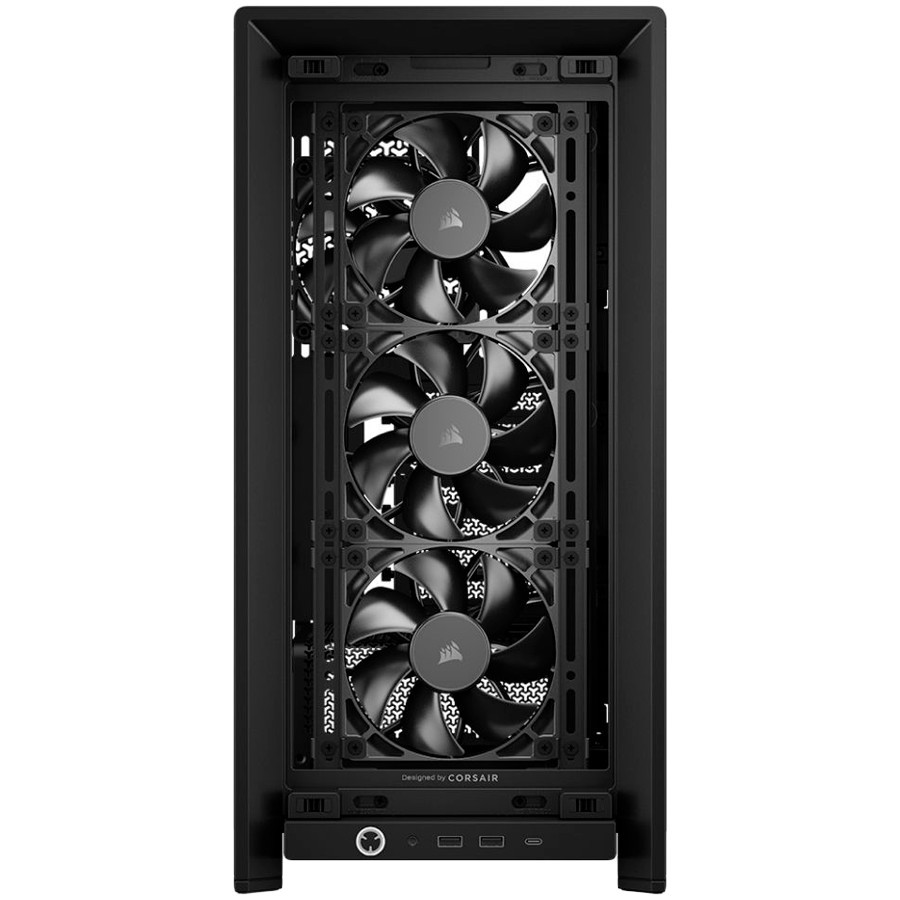 Кутия за компютър Corsair 4000X RS, Mid-Tower, Черна, Tempered Glass - CC-9011302-WW - 5