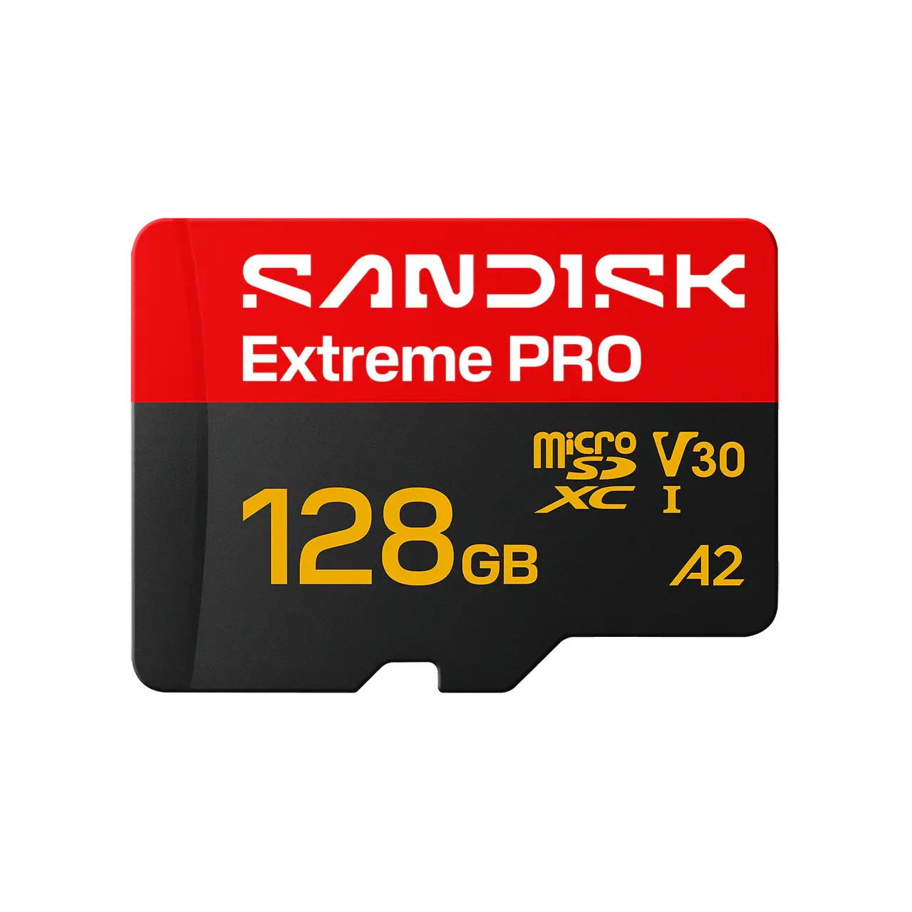 SD карта SanDisk Extreme Pro, microSDXC 128GB, 250MB/s четене, 120MB/s запис, U3 V30 UHS-I - SDSQXCJ-128G-GS6MA - 1