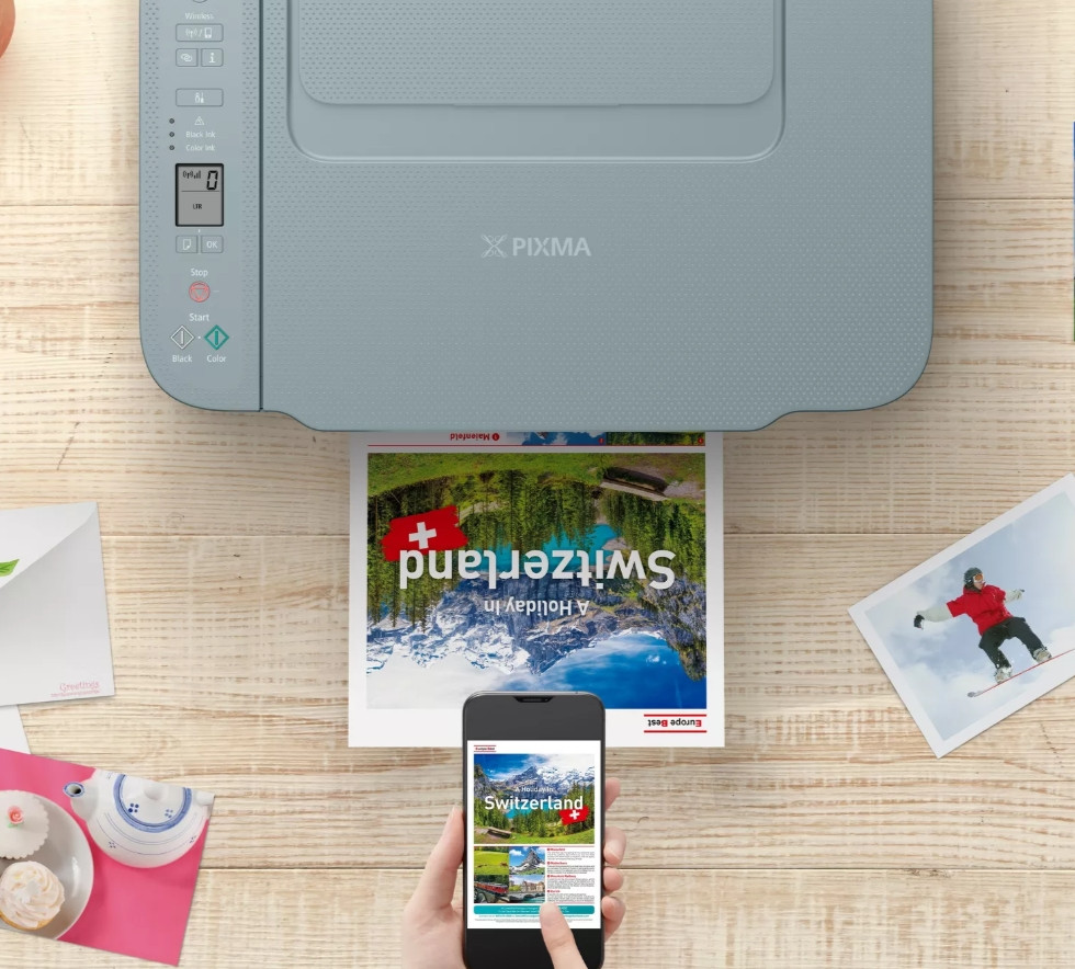 Мастилоструйно многофункционално устройство Canon PIXMA TS3752i, Print/Copy/Scan, WiFi, Cloud - 6671C056AA - 5