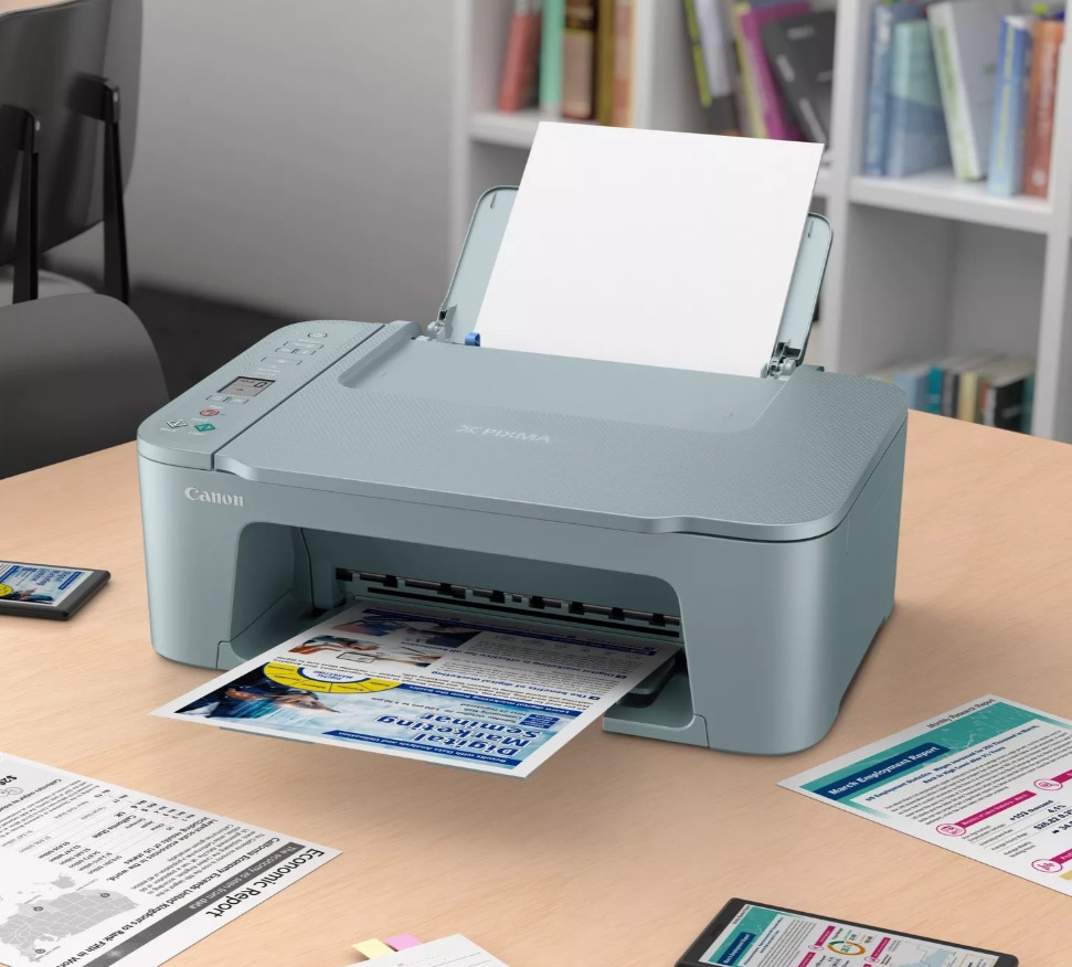 Мастилоструйно многофункционално устройство Canon PIXMA TS3752i, Print/Copy/Scan, WiFi, Cloud - 6671C056AA - 6