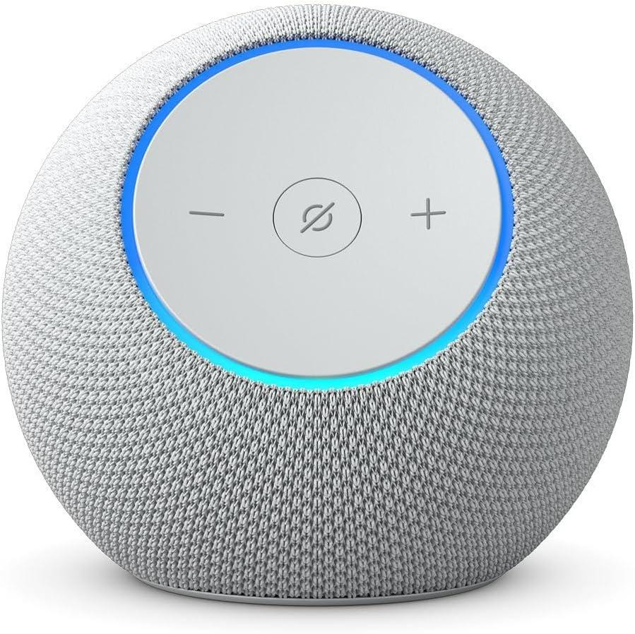 Преносима смарт тонколона Amazon Echo Dot Max 2025, Alexa, 20W, Bluetooth/Wi-Fi, бял - B0DKLVWZPF - 1