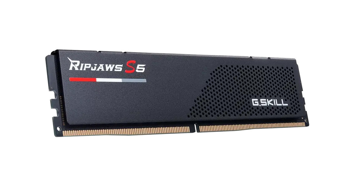 RAM памет G.SKILL Ripjaws S5 Black 128GB(2x64GB) DDR5 6400MHz, CL36 - Intel XMP - F5-6400J3644F64GX2-RS5K - 3
