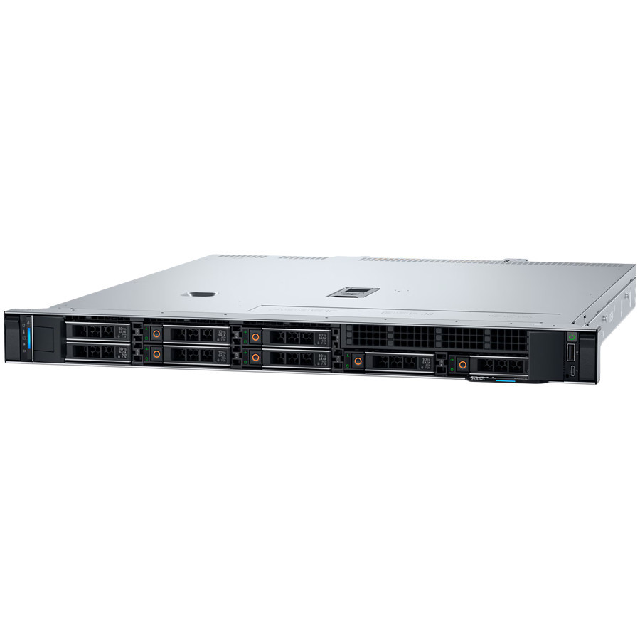 Сървър DELL EMC PowerEdge R360, Xeon 6325P 3.5GHz, 32GB DDR4 ECC, 2TB HDD SATA, Dual 700W PSU - EMEA_PER360FLEXI1-6325 - 1