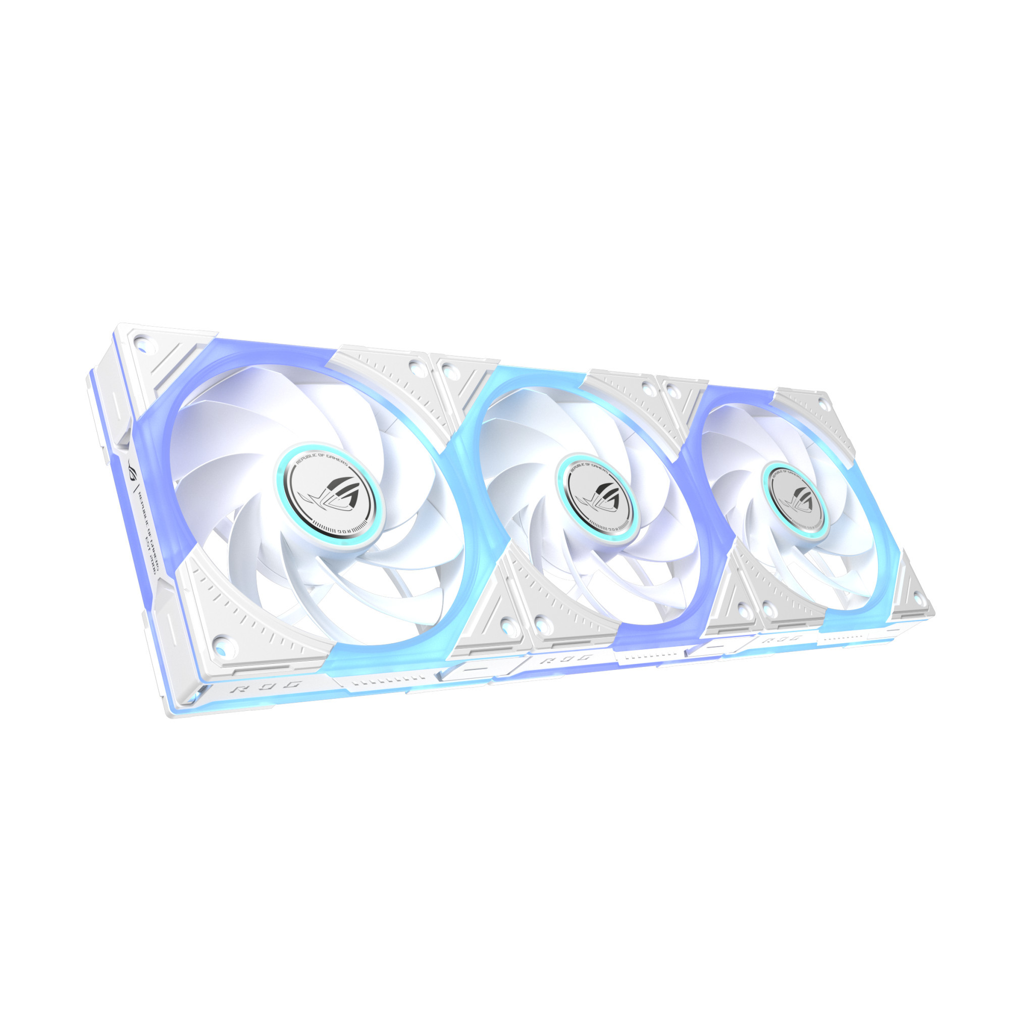 Комплект вентилатори ASUS ROG Strix GR120 ARGB, 3x 120mm обратно въртене, бели - 90DA00K3-B09020 - 2