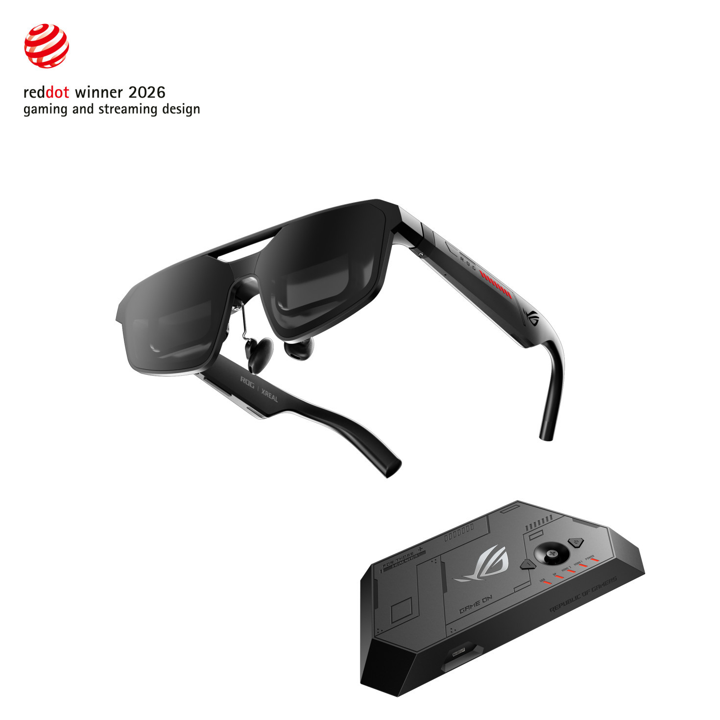 Геймърски очила ASUS ROG XREAL R1, 0.55" Micro OLED 1920x1080 240Hz, USB-C - 90LJ00M5-B01670 - 1