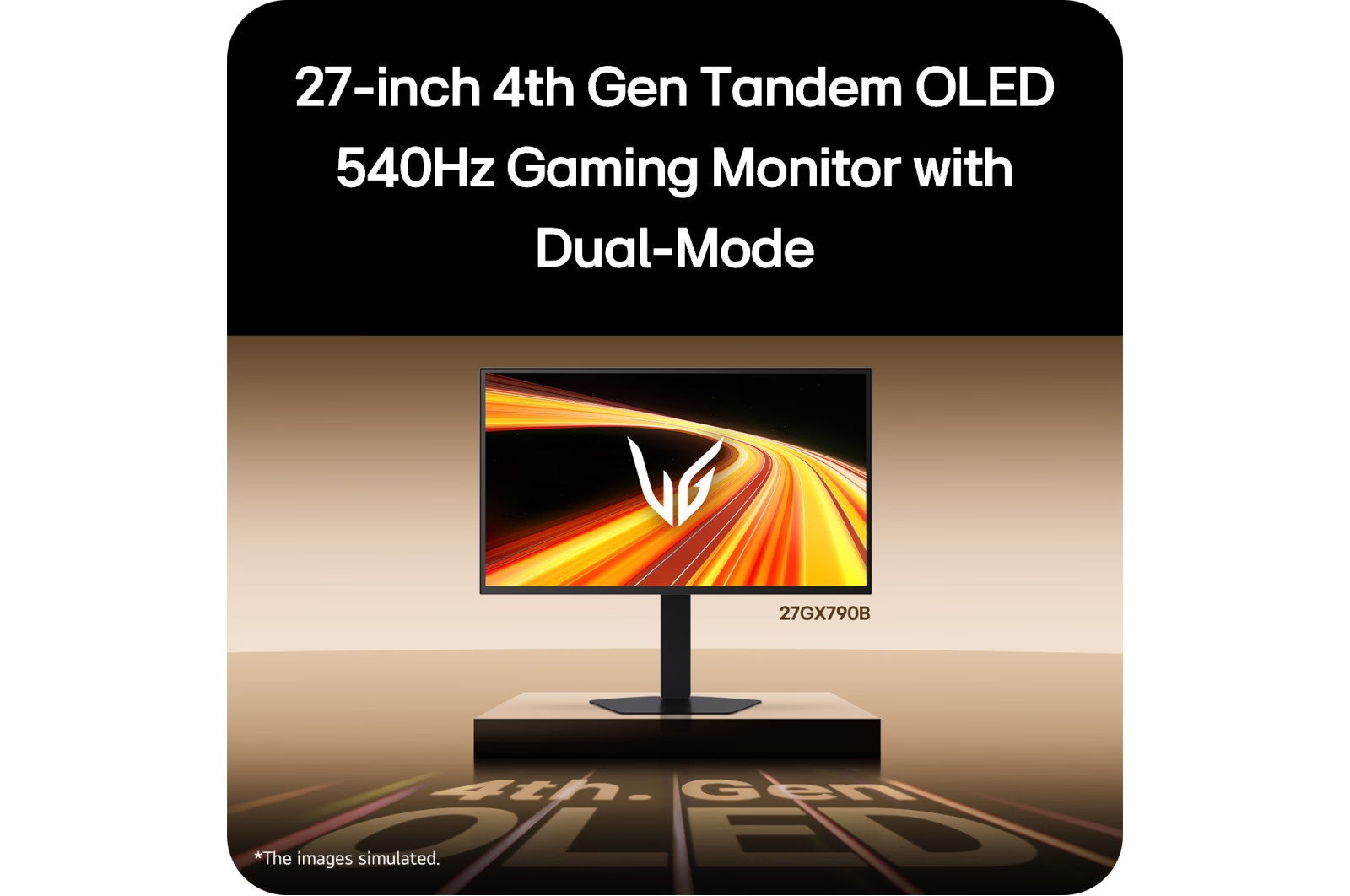 Монитор LG UltraGear 27GX790B-B, 26.5" QHD OLED 540Hz, 0.03ms, DisplayHDR True Black 500, AMD FreeSync Premium Pro, G-SYNC Compatible - 2