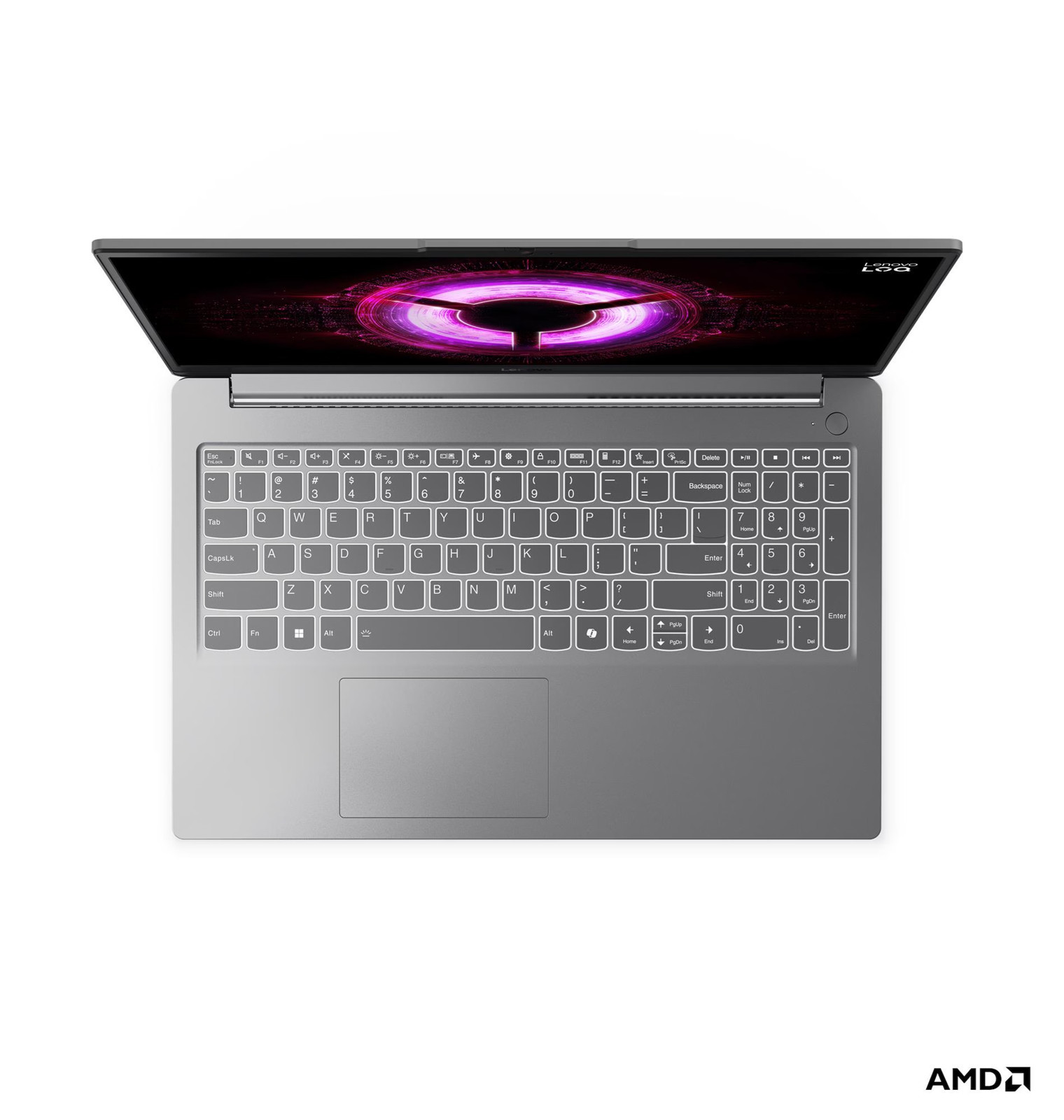 Лаптоп Lenovo LOQ 15ARP10E, 15.6" FHD IPS 144Hz, Ryzen 7 7735HS, RTX 4050 6GB, 16GB DDR5, 512GB SSD, Free OS - 83S000AMBM - 7