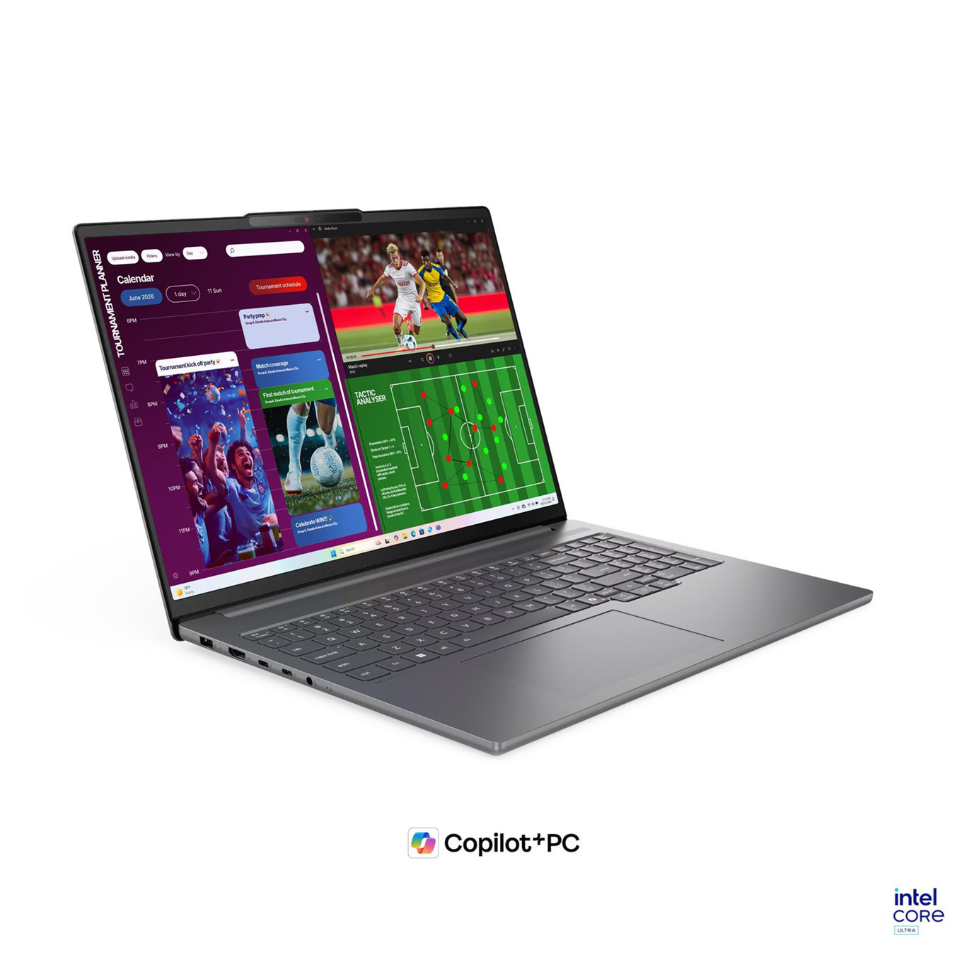 Лаптоп Lenovo IdeaPad Pro 5 16IPH11, 16" 2.8K OLED 120Hz, Intel Core Ultra 7 356H, RTX 5050 8GB, 32GB LPDDR5X, 1TB SSD, Free OS - 83SK002YBM - 2