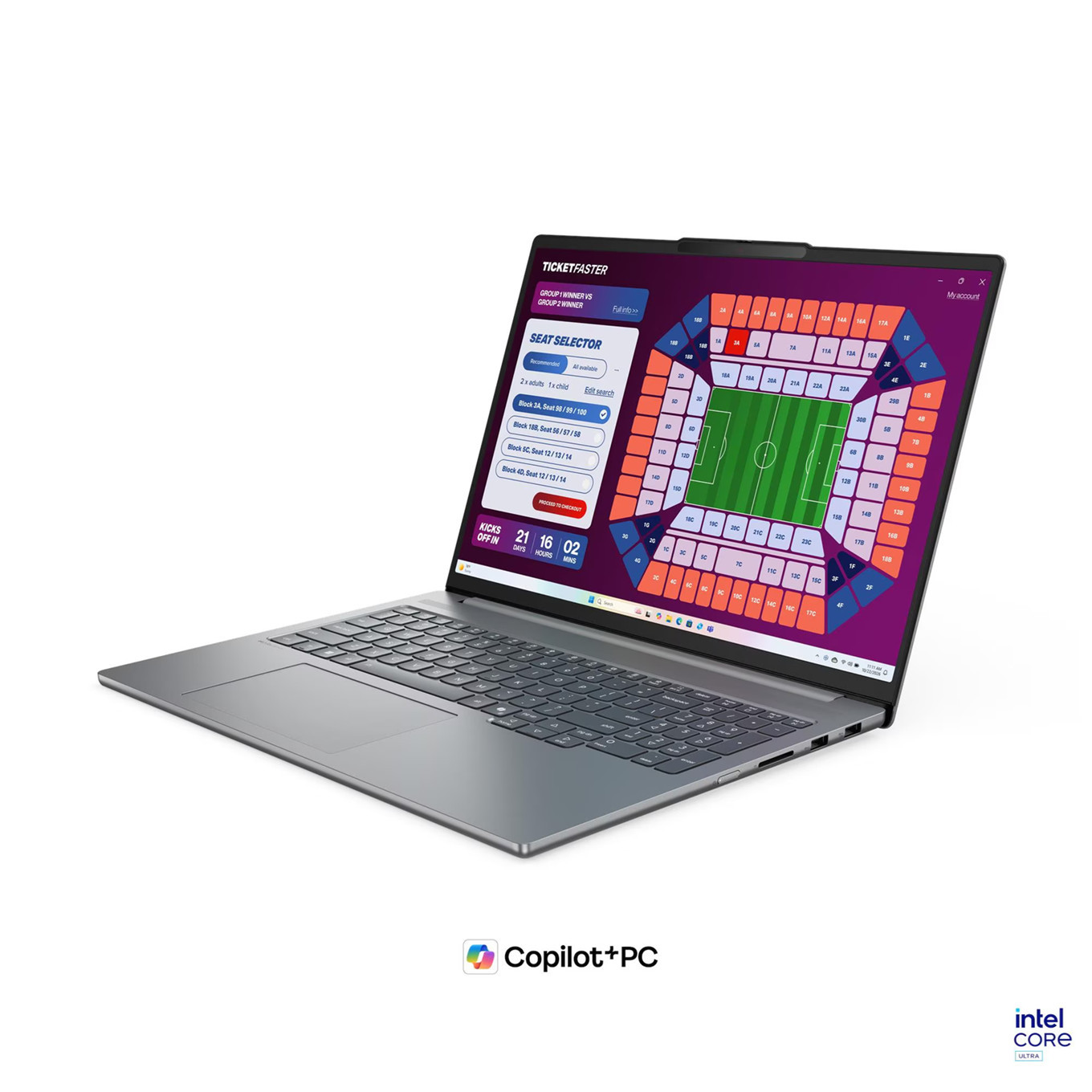 Лаптоп Lenovo IdeaPad Pro 5 16IPH11, 16" 2.8K OLED 120Hz, Intel Core Ultra 7 356H, RTX 5050 8GB, 32GB LPDDR5X, 1TB SSD, Free OS - 83SK002YBM - 3