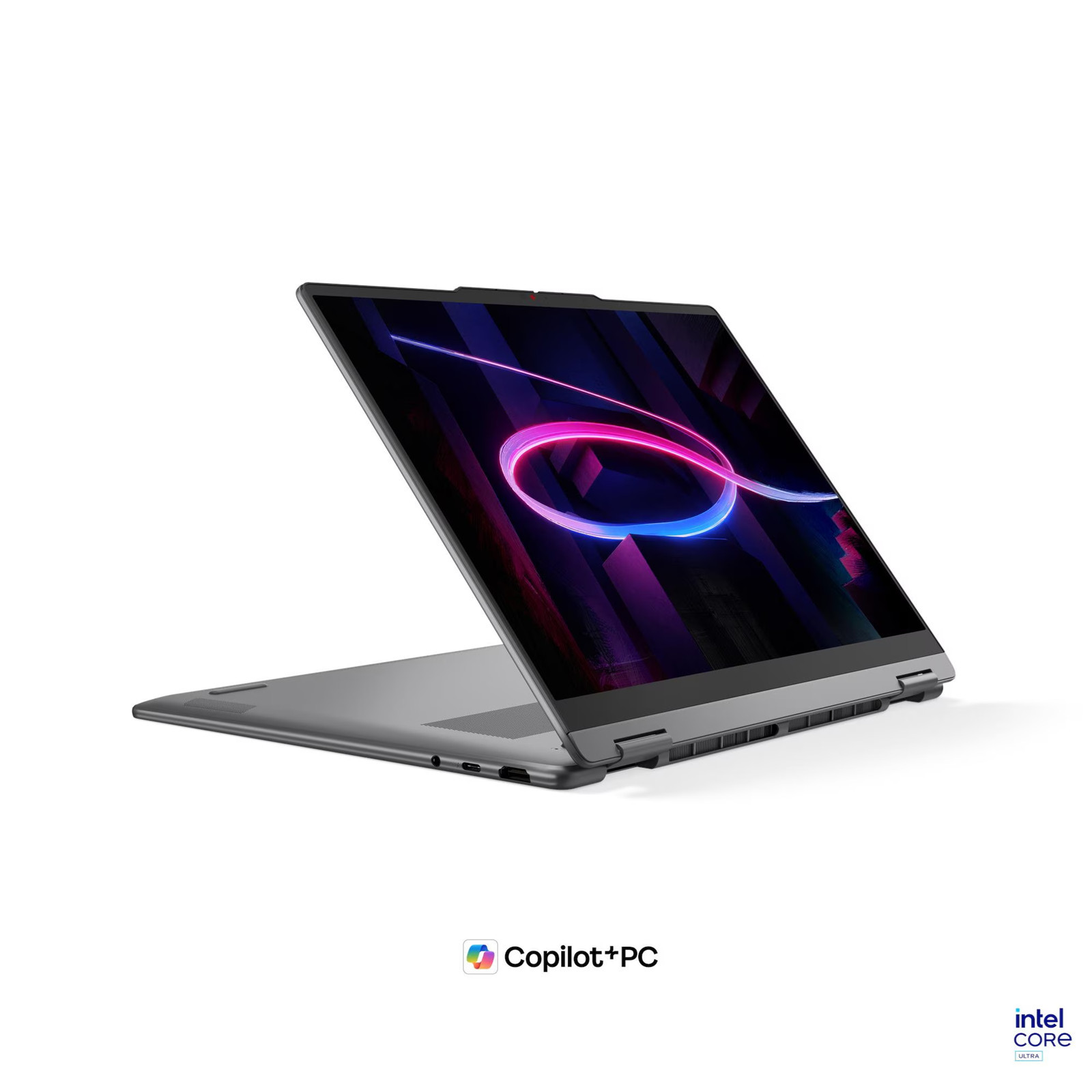Лаптоп Lenovo Yoga 7 2-in-1 14IPH11 Aura Edition, 14" 2.8K WQXGA+ OLED 120Hz тъчскийн, Intel Core Ultra 5 325, 24GB LPDDR5X, 1TB SSD, Windows 11 Home - 83TC0022BM - 8
