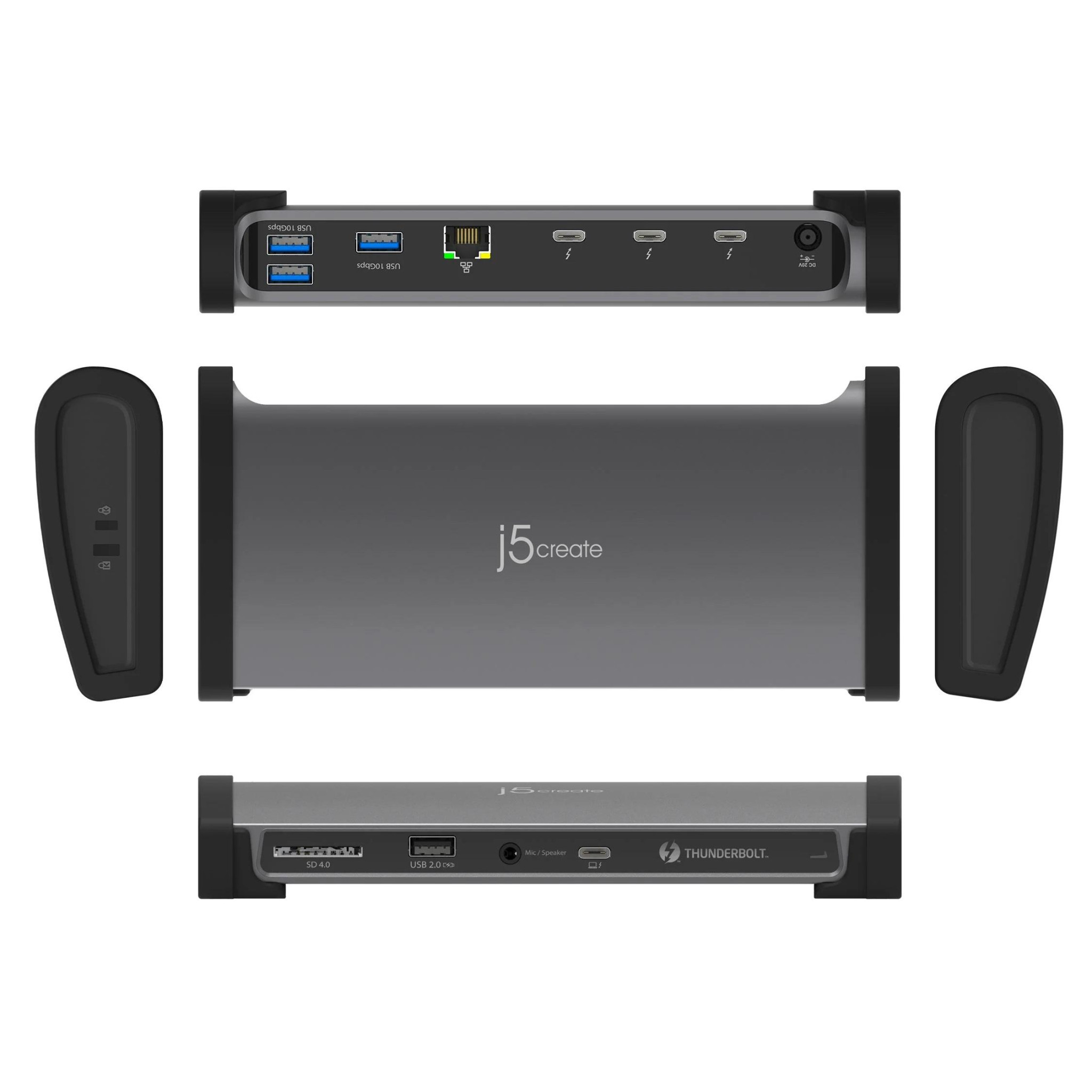 Докинг станция j5create JTD562, Thunderbolt 4, USB-C, 8K - JTD562 - 6