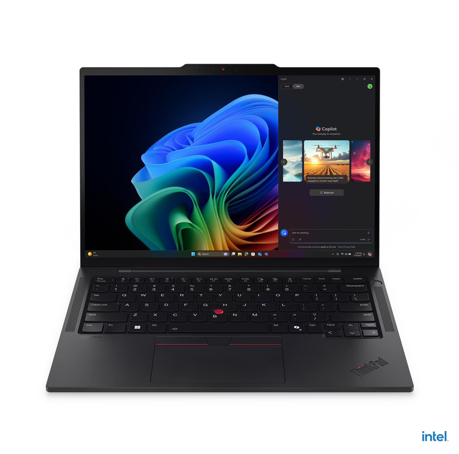 Лаптоп Lenovo ThinkPad T14s Gen 6, 14" WUXGA (1920x1200) IPS Touch, Intel Core Ultra 5 228V, 32GB LPDDR5X, 512GB SSD, Windows 11 Pro - 21QX00H0BM - 1