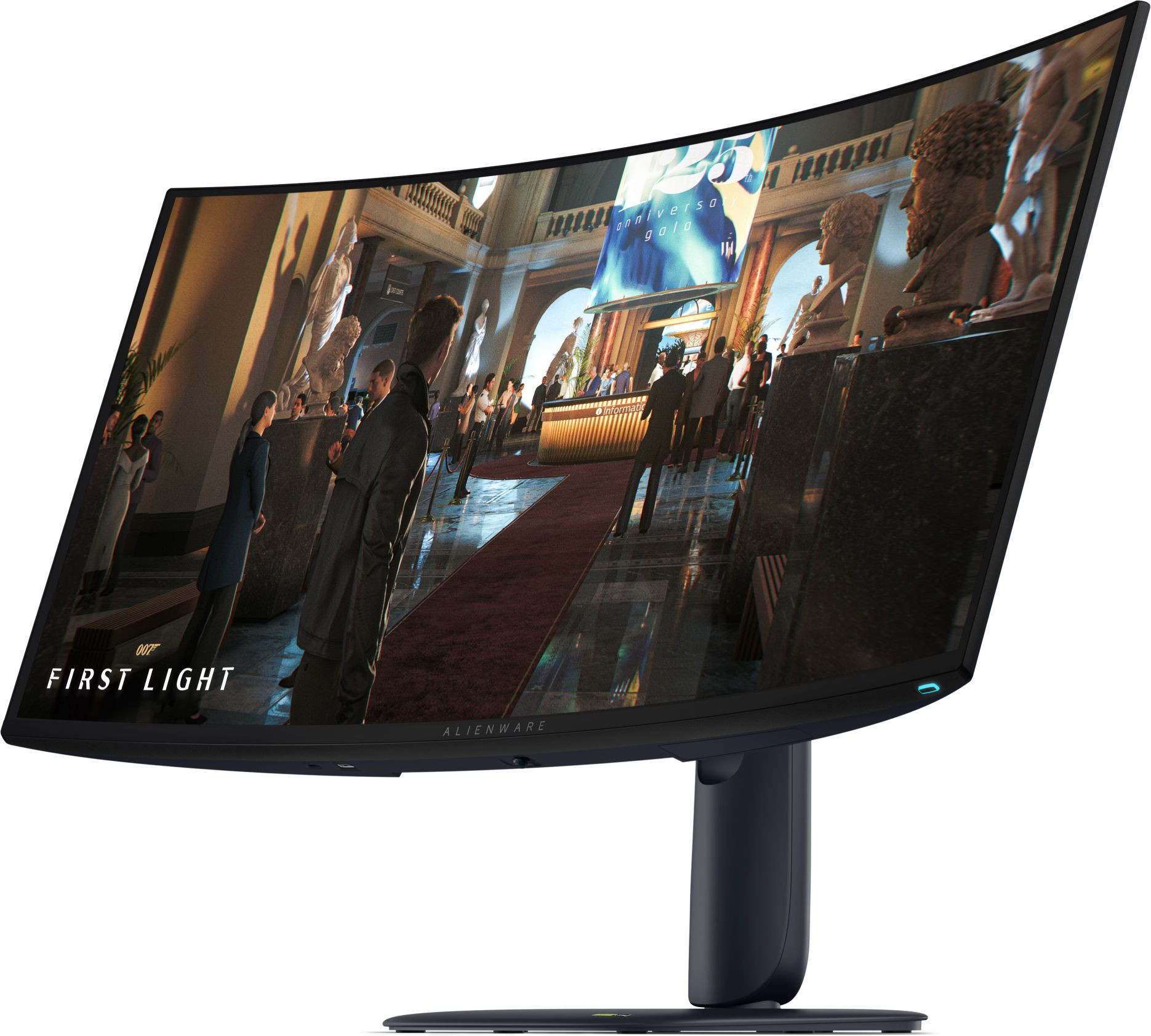 Монитор Dell Alienware AW3426DW, 34" UWQHD (3440x1440) QD-OLED 280Hz, 21:9, 1800R, 0.03ms, 99% DCI-P3, DP1.4, 2xHDMI2.1, USB-C - 9