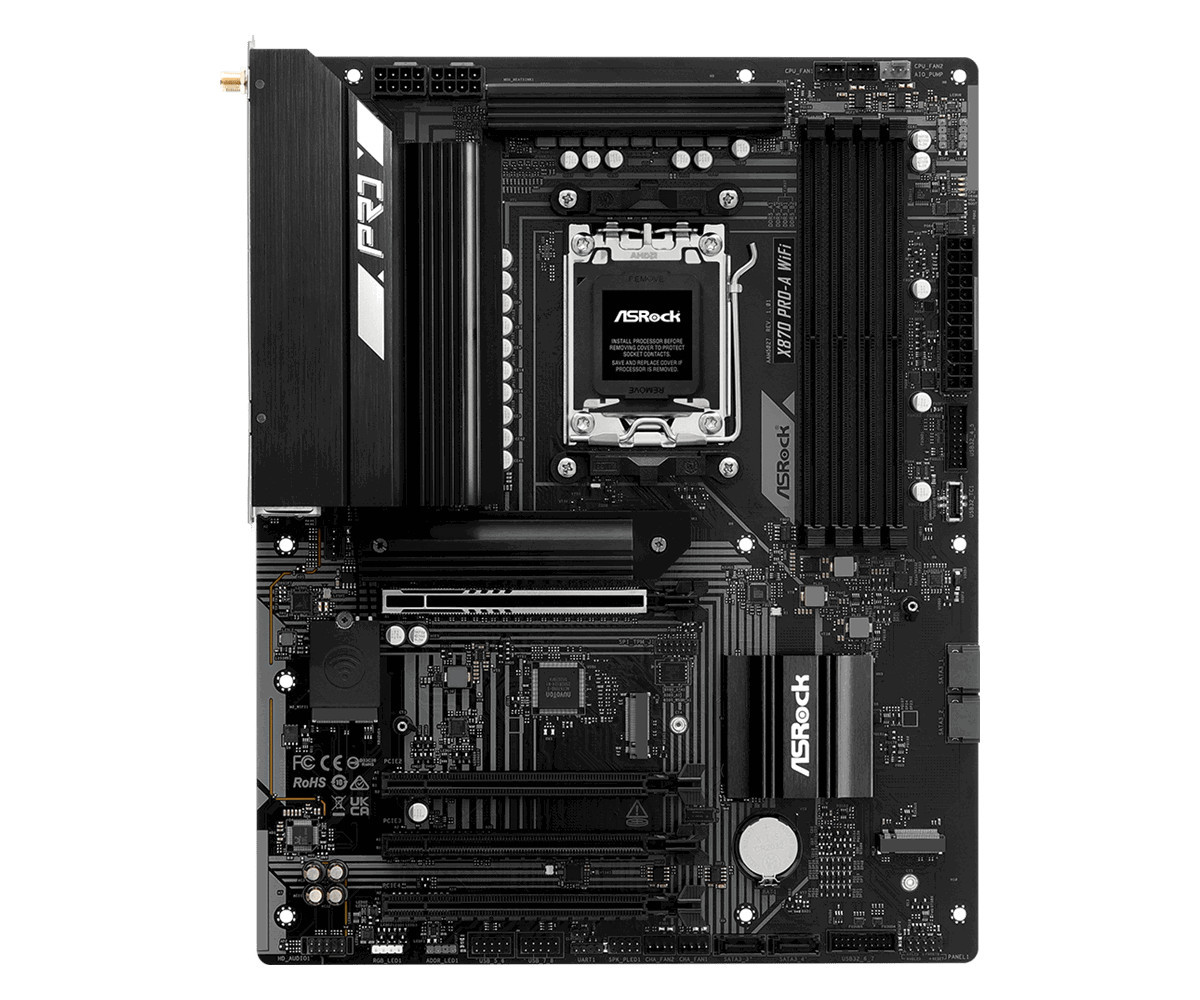 Дънна платка AsRock X870 PRO-A WIFI, AM5 - 2