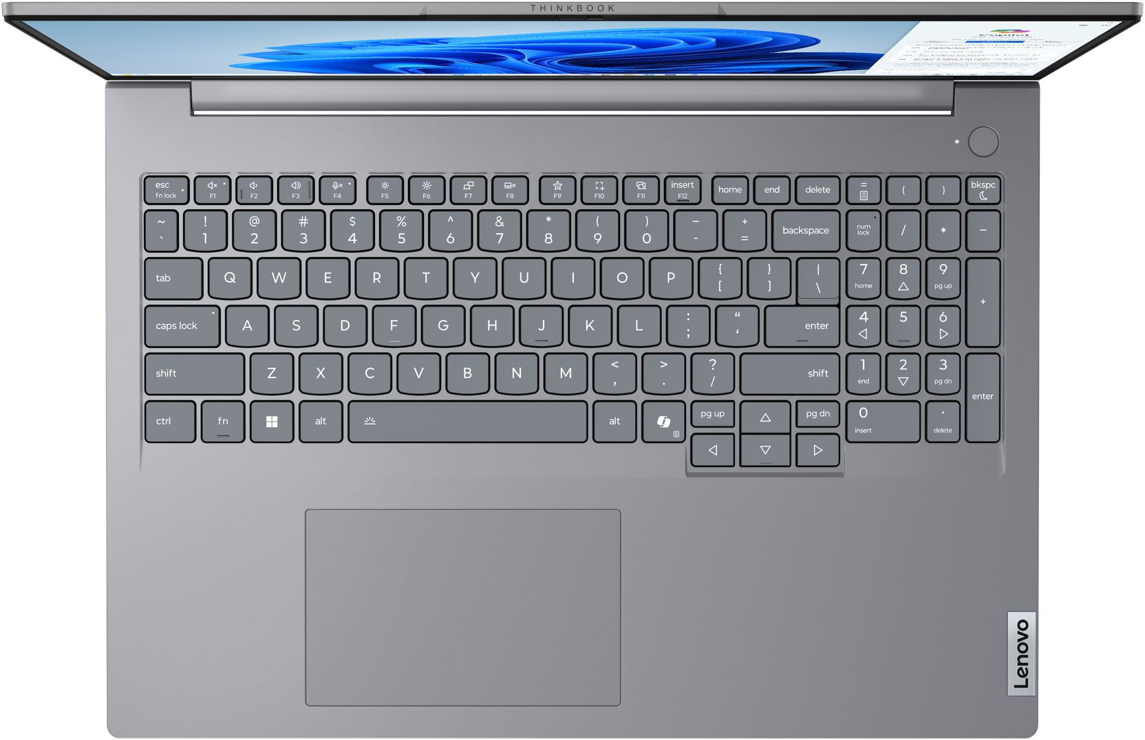 Лаптоп Lenovo ThinkBook 16 G8 IRL, 16" WUXGA (1920x1200) IPS, Intel Core 3 100U, 8GB DDR5, 256GB SSD, Free DOS - 21SHA071BM_5WS0A23813 - 3