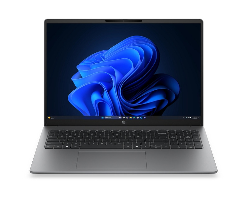 Лаптоп HP 200 G2i, 16" WUXGA IPS, Intel Core 3 100U, 12GB DDR5, 512GB SSD, Free DOS, Meteor Silver, adapter 45W - DW7B6ET - 1