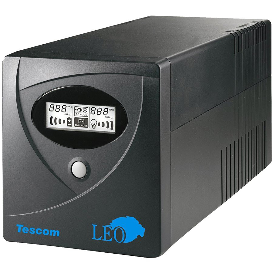 Токозахранващо устройство TESCOM 650VA/390W, LCD Display, 1x12V/9Ah батерия - 650A_LCD - 1