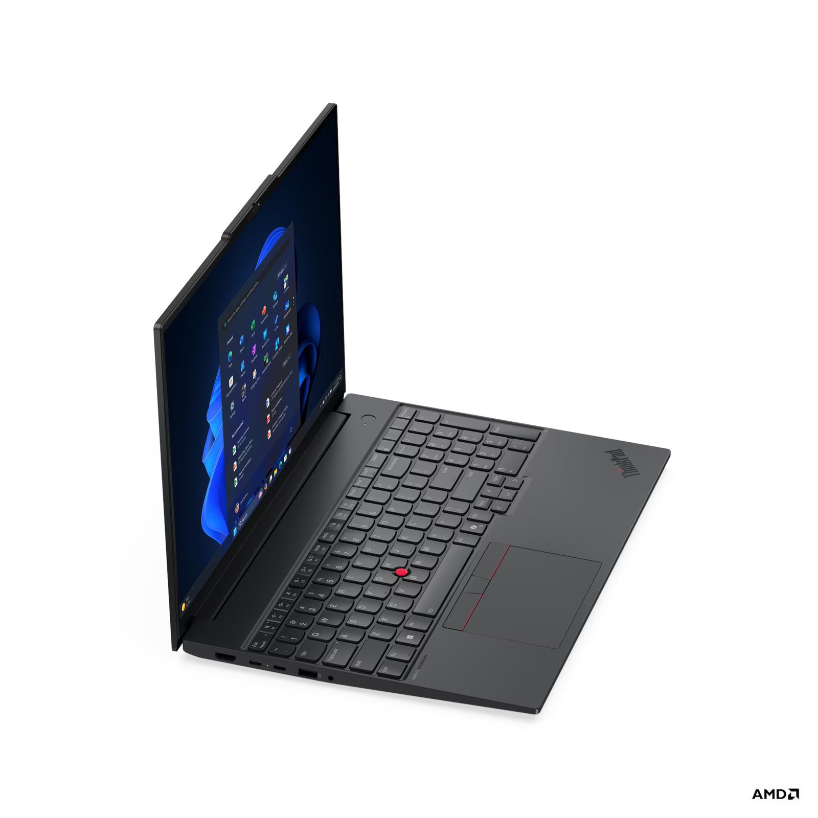 Лаптоп Lenovo ThinkPad E16 Gen 4, 16" WUXGA IPS, AMD Ryzen AI 5 330, 16GB DDR5, 512GB SSD, Free OS - 21Y4009FBM - 2