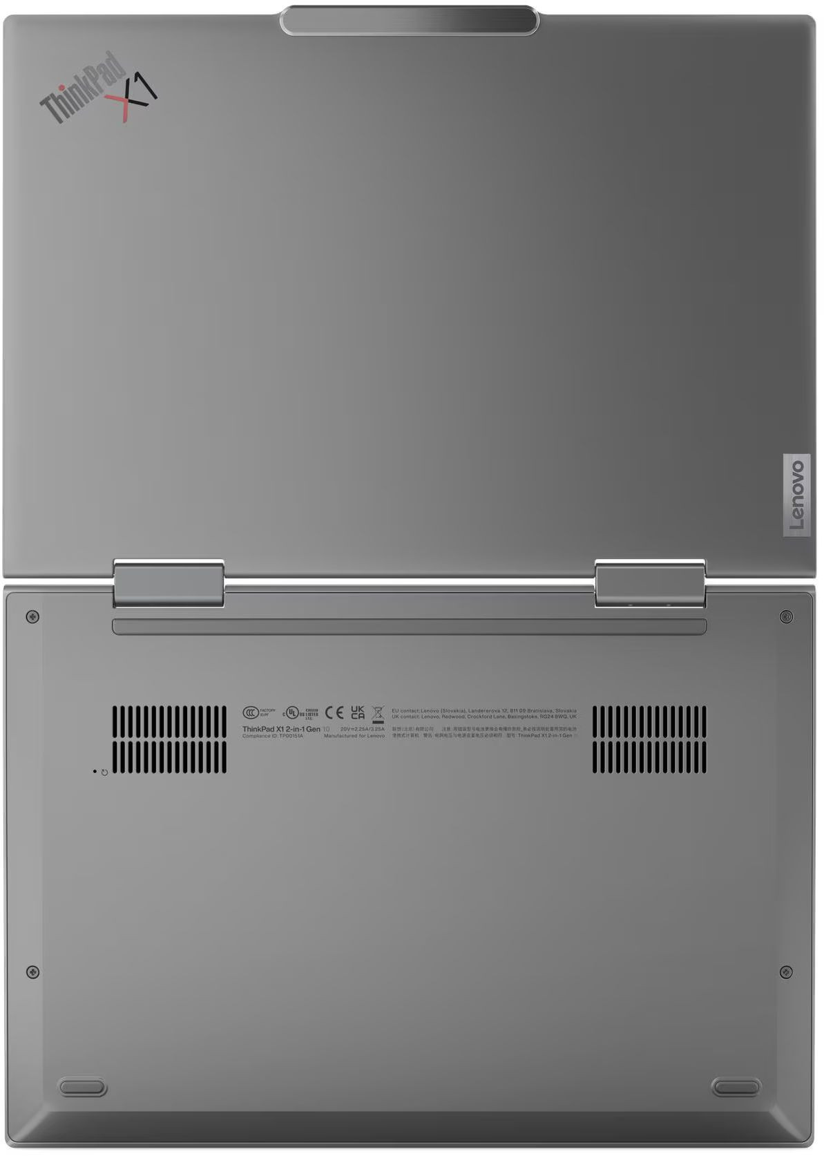 Лаптоп Lenovo ThinkPad X1 2-in-1 G10, 14" 2.8K, Intel Core Ultra 7 265U vPro, 64GB DDR5, 2TB SSD Gen5, Windows 11 Pro - 21NUS0PR00 - 8
