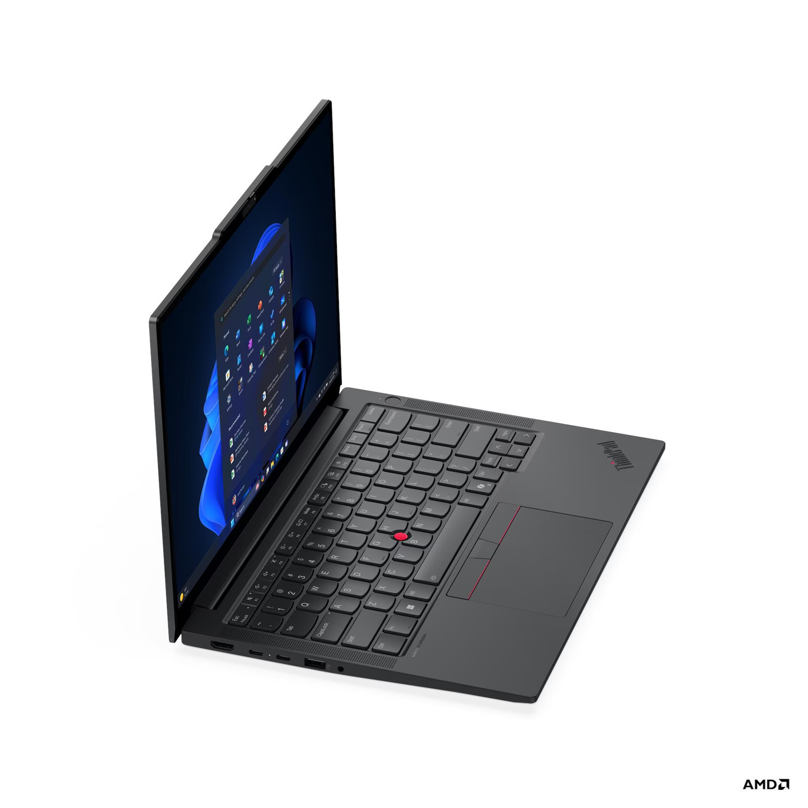 Лаптоп Lenovo ThinkPad E14 Gen 8, 14" WUXGA IPS, Ryzen AI 5 330, 16GB DDR5, 512GB SSD, Free OS - 21Y200ANBM - 2