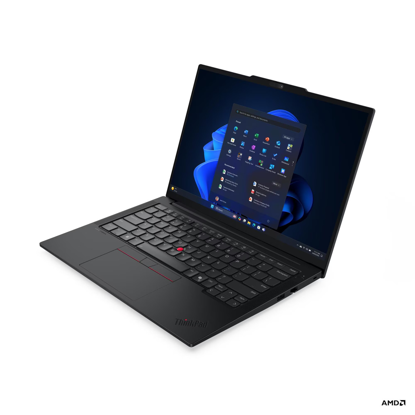 Лаптоп Lenovo ThinkPad E14 Gen 8, 14" WUXGA IPS, Ryzen AI 5 330, 16GB DDR5, 512GB SSD, Free OS - 21Y200ANBM - 3