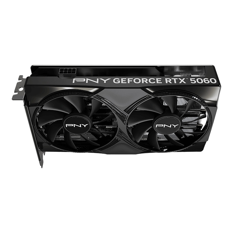 Видео карта PNY GeForce RTX 5060, 8GB GDDR7, 128-bit, OC Dual Fan - VCG50608DFXPB1-O - 6
