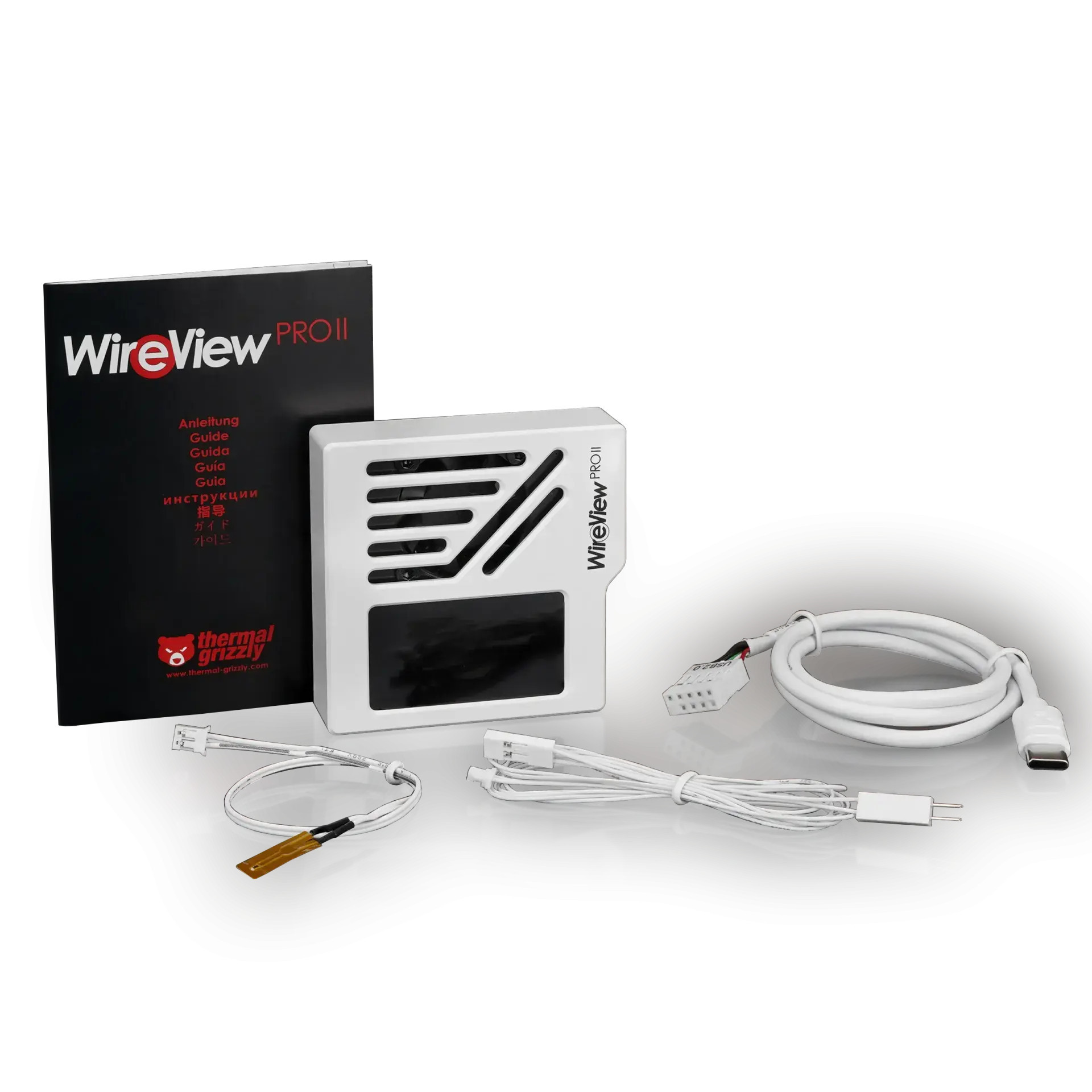 Датчик за видеокарта Thermal Grizzly WireView Pro II GPU 12V-2x6 Reversed, White - TG-WV-P2-H19R-W - 7