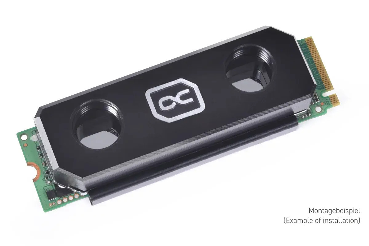 Охладител за SSD Alphacool HDX Apex Acetal M.2 2280, мед, черен - 1021841 - 2