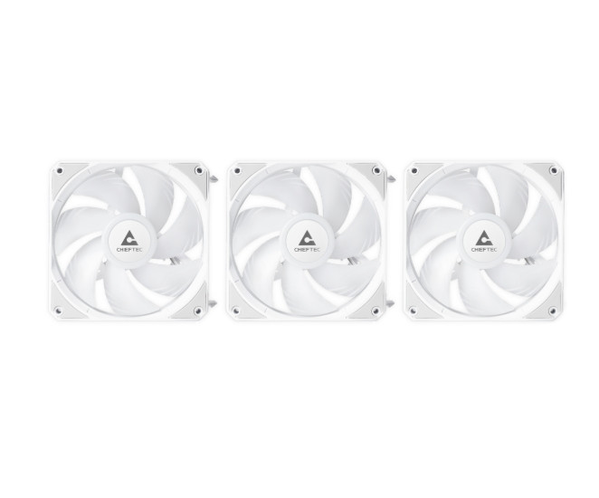 Водно охлаждане за процесор Chieftec Iceberg 360 RGB White, 3x120mm вентилатора, 2200 RPM - CLC-360-RGB-W - 5