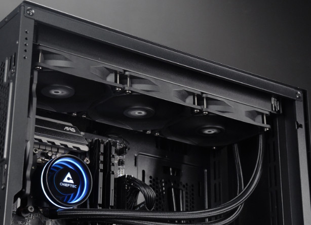 Водно охлаждане за процесор Chieftec Iceberg 360 VRM, 3x120mm вентилатора, 2700 RPM помпа - CLC-360-VRM-BLK - 3