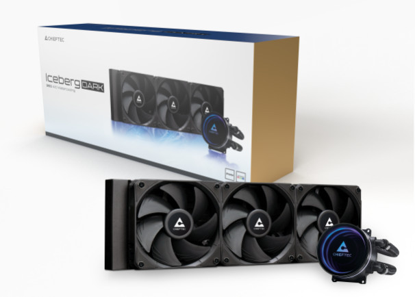 Водно охлаждане за процесор Chieftec Iceberg 360 VRM, 3x120mm вентилатора, 2700 RPM помпа - CLC-360-VRM-BLK - 8