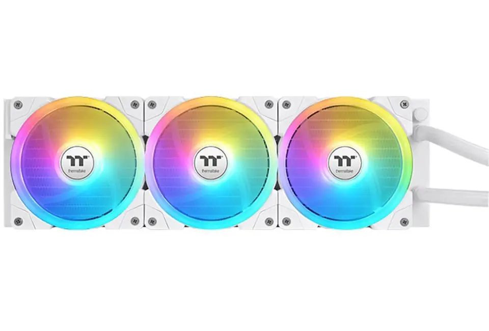 Водно охлаждане за процесор Thermaltake MAGFloe 360 Ultra Snow Edition, 3x120mm вентилатора, RGB подсветка - CL-W433-PL12SW-A - 2