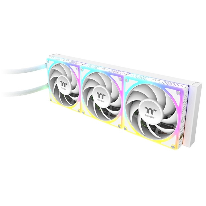 Водно охлаждане за процесор Thermaltake MAGCurve 360 Ultra Snow Edition, 3x120mm ARGB вентилатора - CL-W454-PL12SW-A - 3
