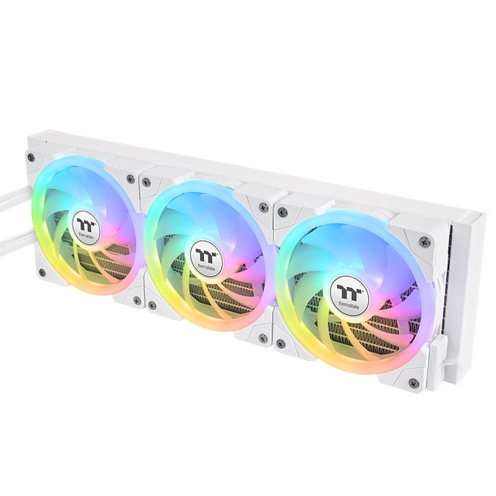 Водно охлаждане за процесор Thermaltake MineCube 360 Ultra Snow Edition, 3x120mm ARGB вентилатора, Intel LGA1851/1700, AMD AM5/AM4 - CL-W482-PL12SW-A - 3