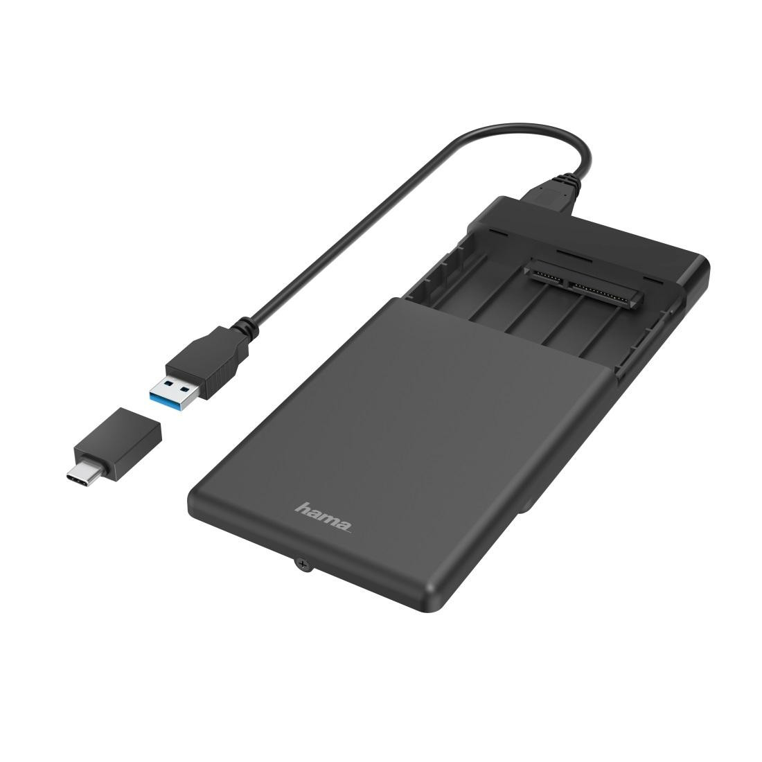 Кутия за твърд диск HAMA, 2.5", SATA III, USB 3.2 Gen 1 - HAMA-200760 - 2
