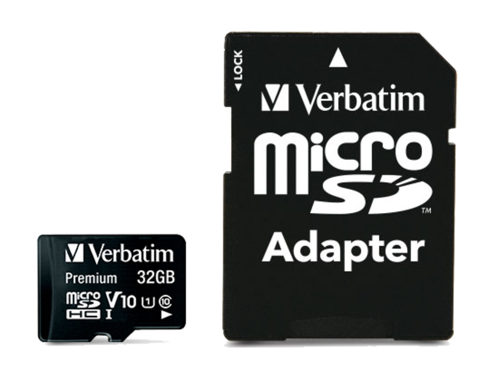 SD карта Verbatim Premium, 32GB microSDHC UHS-I U1 Class 10 - 44083 - 1