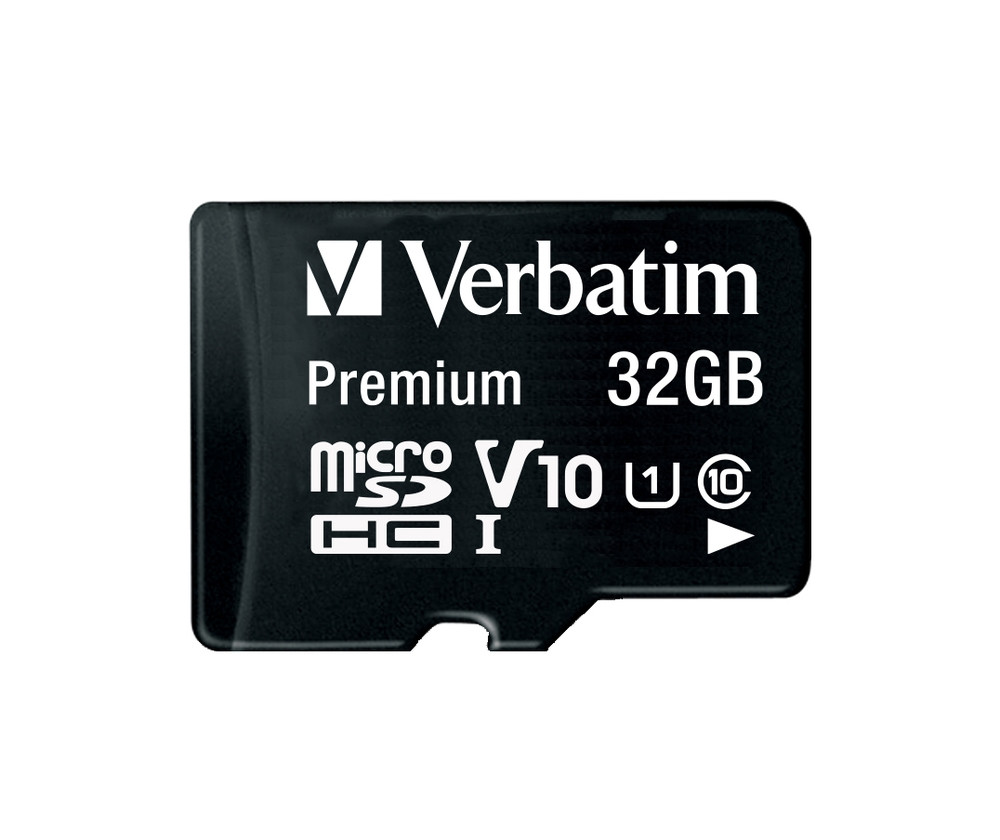 SD карта Verbatim Premium, 32GB microSDHC UHS-I U1 Class 10 - 44083 - 2