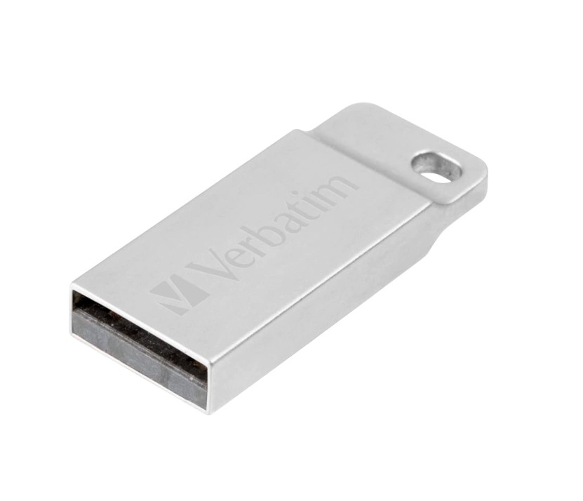 USB флаш памет Verbatim Metal Executive, 32GB USB 2.0 Silver - 98749 - 1