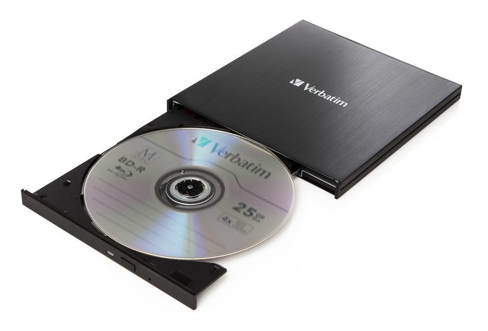 Външно оптично устройство Verbatim Ultra HD 4K Blu-ray Writer, USB 3.2 Gen1 Type-C, 6x BD-R/4x BD-R DL - 43888 - 2