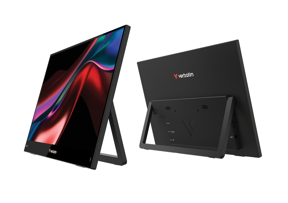 Монитор Verbatim Portable LIGHT, 14" (35.56 cm) Full HD IPS Touchscreen, Mini HDMI, 2x USB-C - 32400 - 3