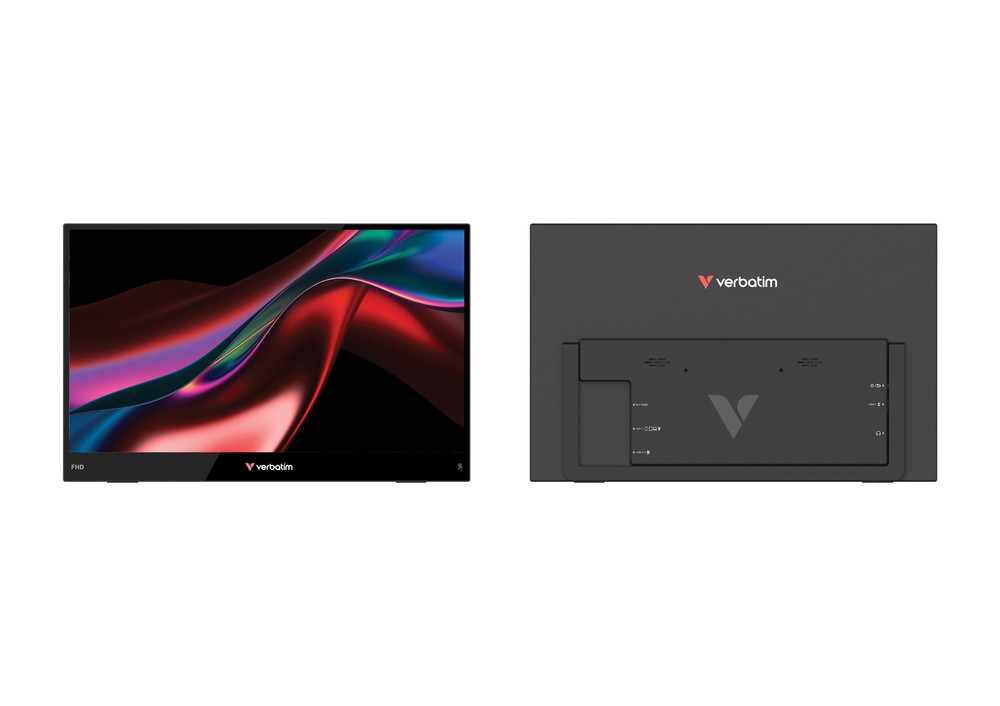 Монитор Verbatim Portable LIGHT, 14" (35.56 cm) Full HD IPS Touchscreen, Mini HDMI, 2x USB-C - 32400 - 4