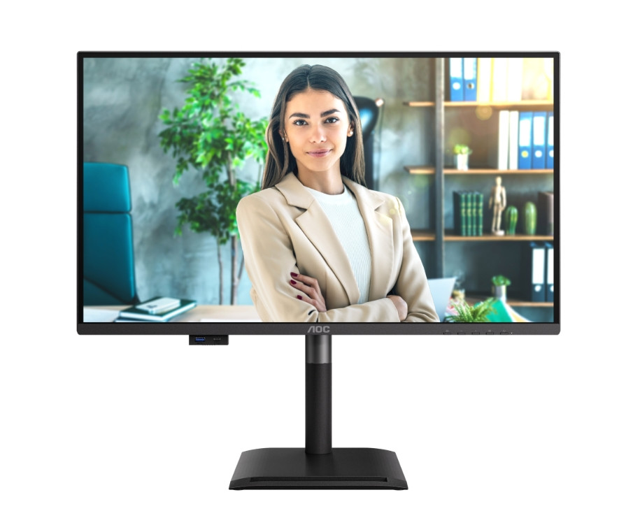 Монитор AOC Q27P4U, 27" (68.58 cm) IPS, WQHD 2560x1440@120Hz, 4ms, 350 cd/m², Adaptive-Sync, USB-C, HDMI, DP, USBHub, регулируем - 5