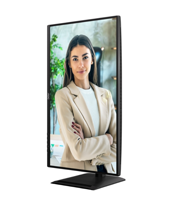Монитор AOC Q27P4U, 27" (68.58 cm) IPS, WQHD 2560x1440@120Hz, 4ms, 350 cd/m², Adaptive-Sync, USB-C, HDMI, DP, USBHub, регулируем - 7