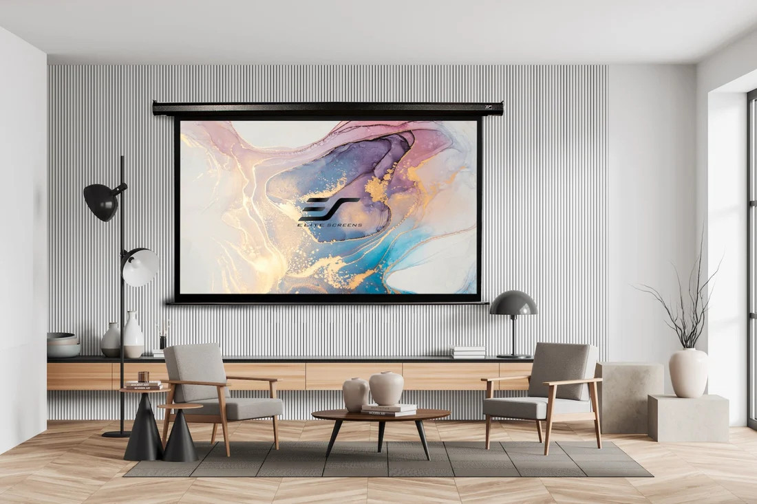 Прожекционен екран Elite Screen Electric125H Spectrum, 125" (16:9), 276.9 x 155.7 cm, MaxWhite - ELECTRIC125H - 4