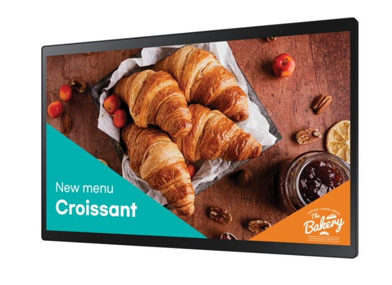 Широкоформатен дисплей Samsung QB24CT, 24" (60.96 cm) ADS Touch, Full HD 1920x1080, HDMI, USB, Tizen 7.0 - LH24QBCTBGCXEN - 4