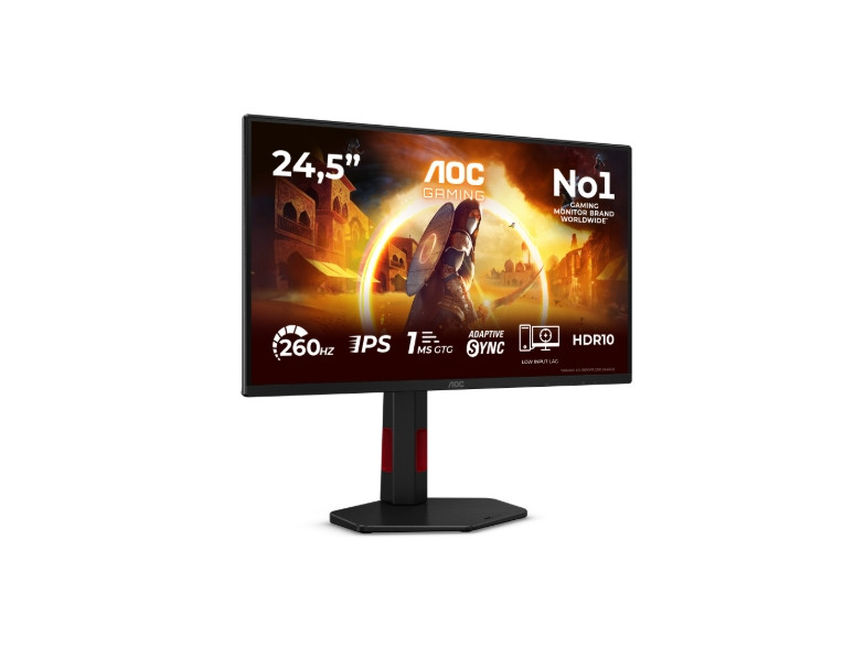Монитор AOC 25G4ZR, 24.5" Fast IPS, 1920x1080@260Hz, 1ms, Adaptive-Sync - 2