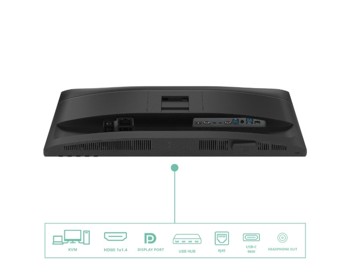 Монитор AOC 24P4CV, 23.8" Full HD IPS 120Hz, FlickerFree, Anti-Blue Light, USB hub, RJ45 - 4