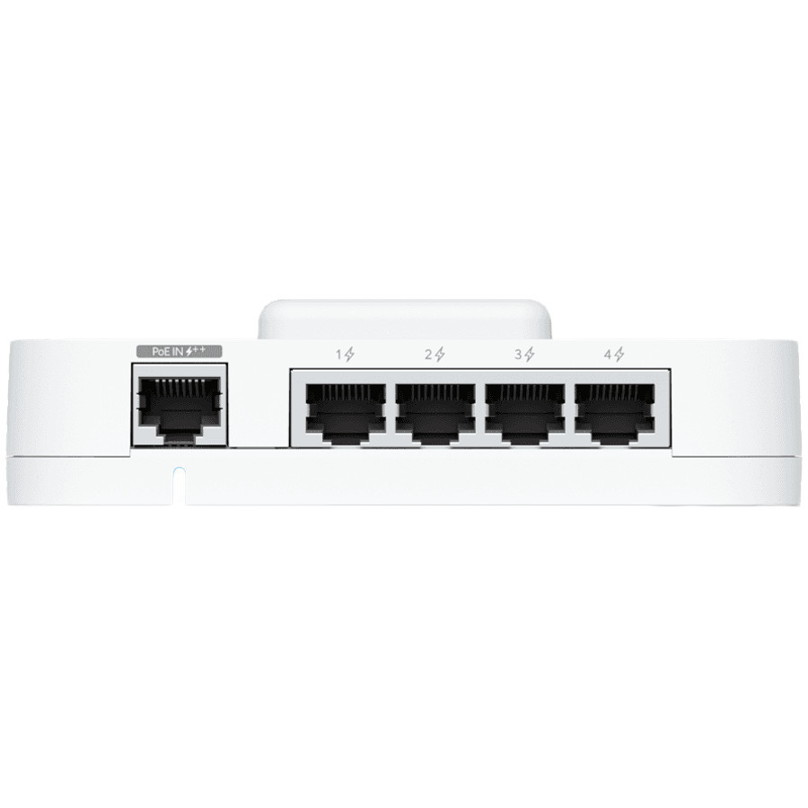 Контролер за врата Ubiquiti UniFi Access Hub, 1x PoE In, 4x PoE Out, 9x Alarm I/O - UA-HUB-DOOR - 4