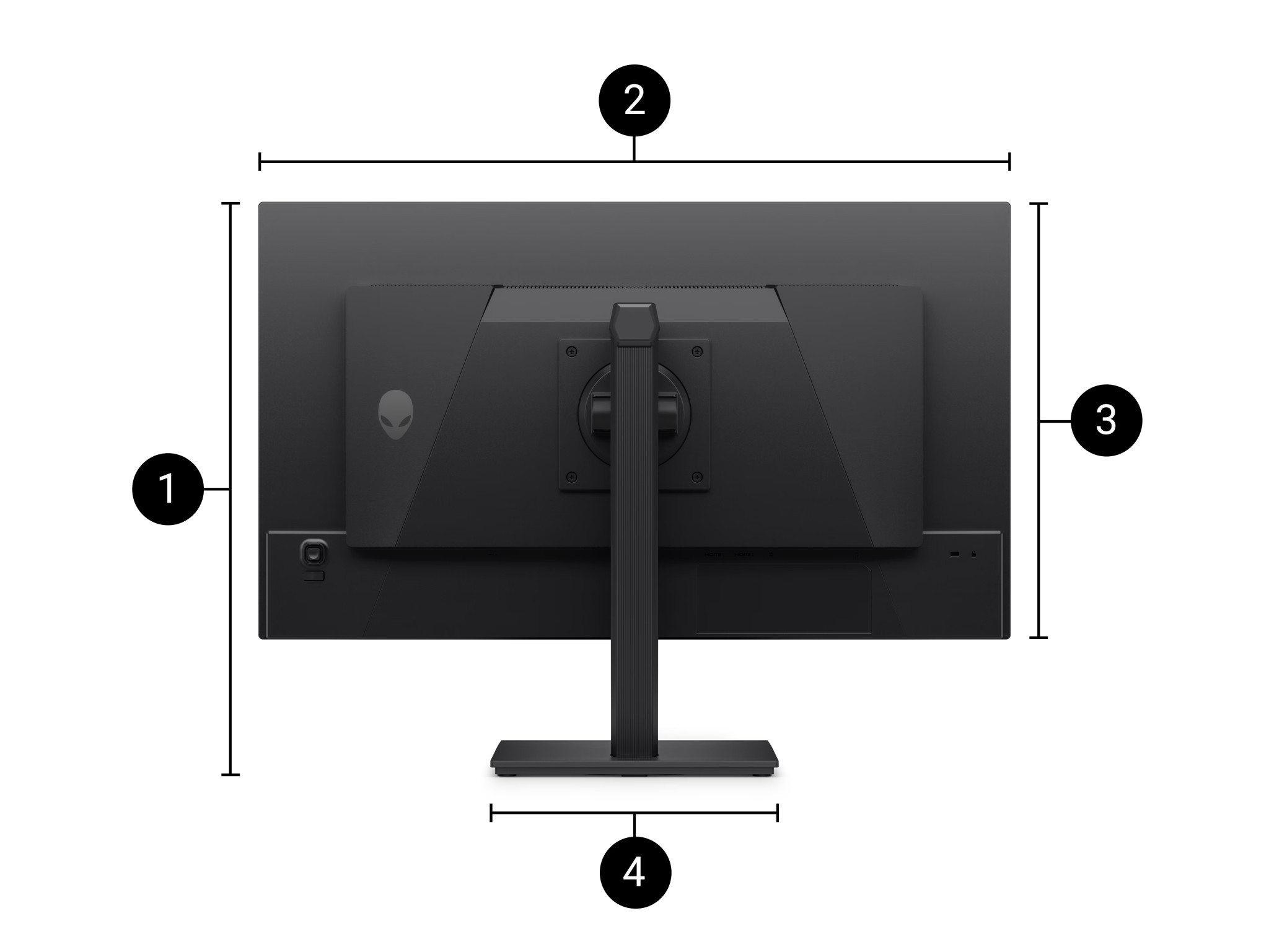 Монитор Dell Alienware AW2726DM, 27" QHD Fast IPS 240Hz, 99% DCI-P3, 0.03ms - 9