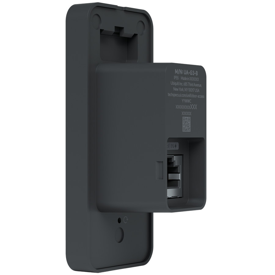 Четец за контрол на достъп Ubiquiti G3 Reader, NFC/Bluetooth, IP55, 48V PoE - UA-G3-B - 2